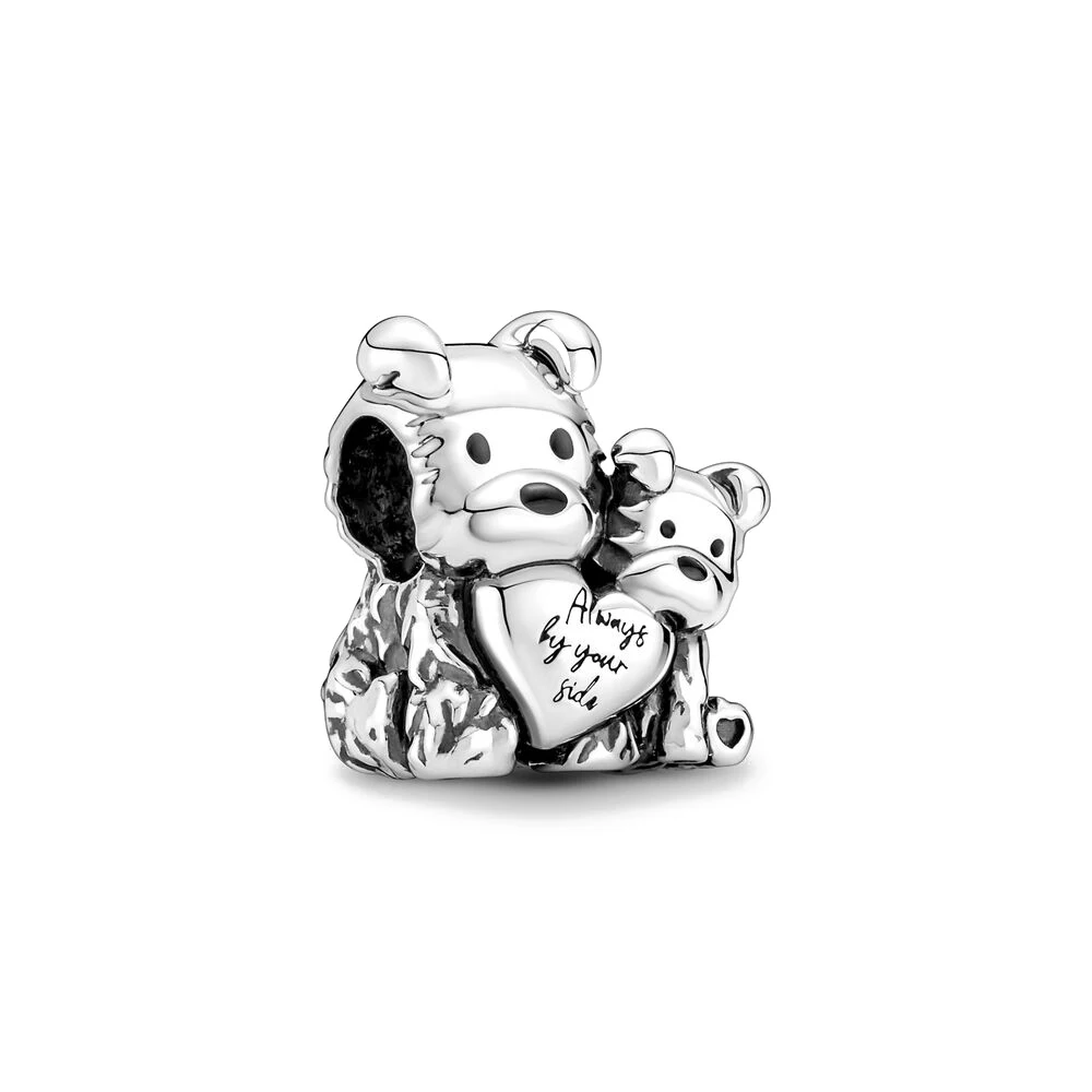 Breloques en argent regardé 925 pour bracelet Pandora, perle de bricolage, chaton, canard, cochons, éléphant, perle pendante, convient au bracelet Pandora original, bijoux fantaisie