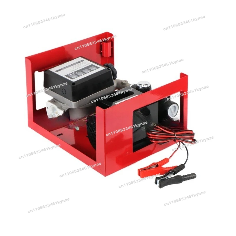 For Vehicle Ton Drum Fuel Dispenser 12V24V220V Large Flow Meter Electric Pump Diesel Automatic Assembly