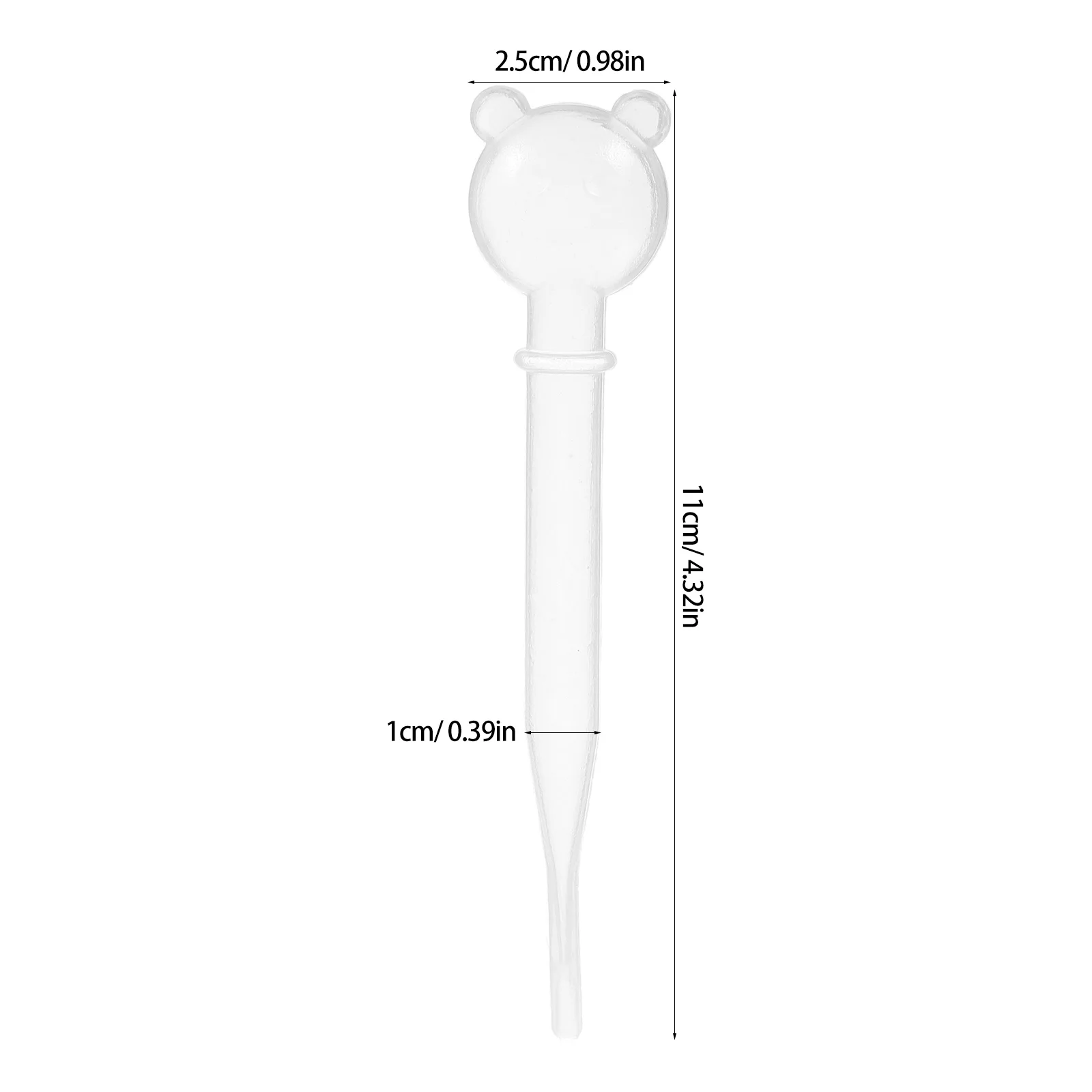 10pcs 팬더 피펫 드로퍼 어린이 과학 실험 유치원 교육 도구 Diy 공예 프로젝트 교육용