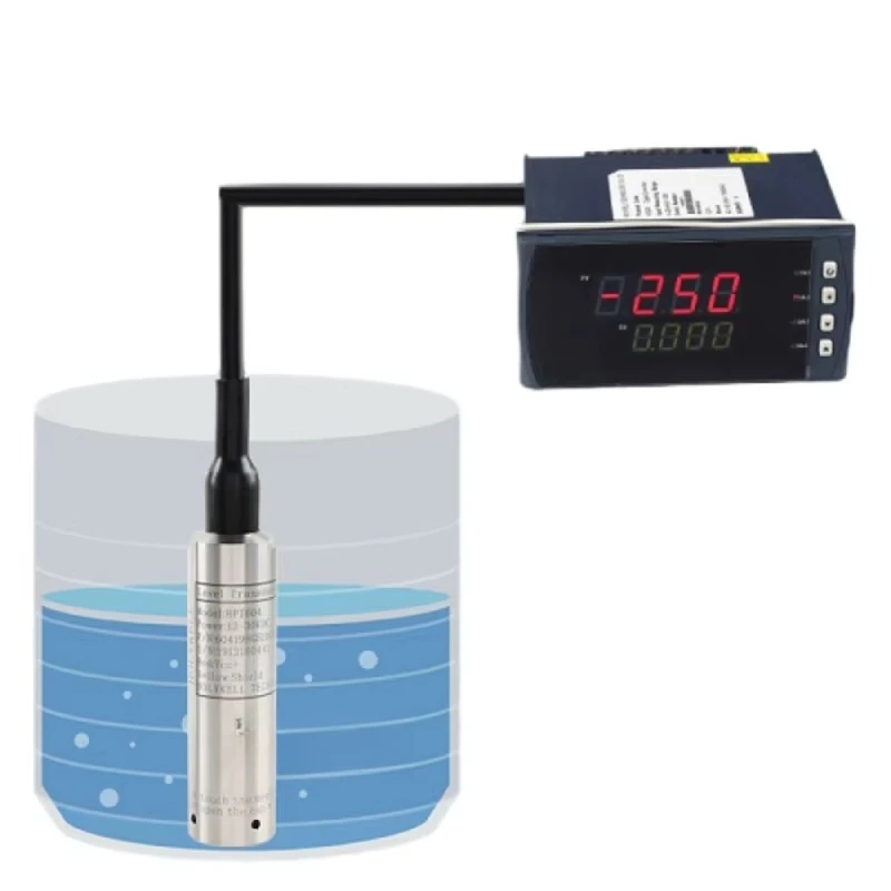 4-20ma Water tank Level Measurement Instrument Level Transmitter Sensor for Borehole Deep Well Groundwater Monitoring