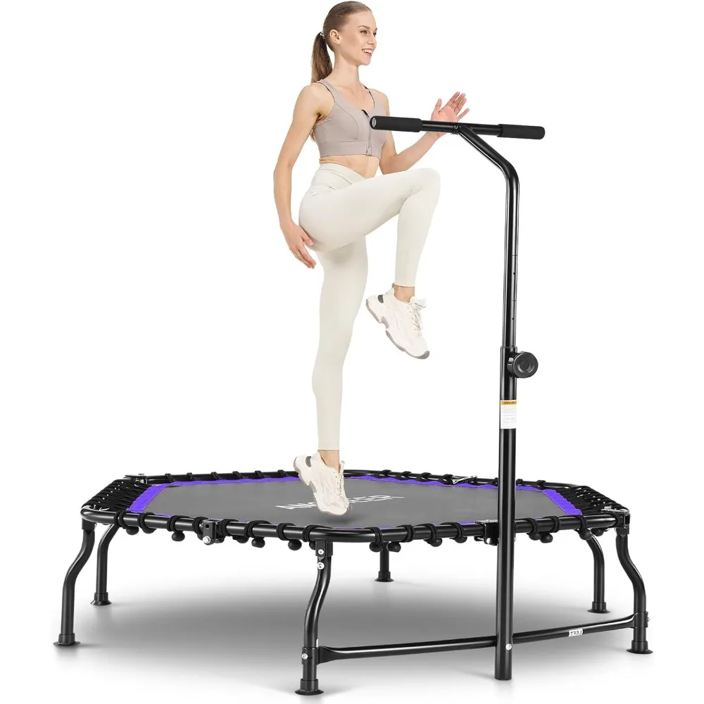 Trampoline, Mini trampoline Quiet practice Rebounder bungee jumping Rebounder jump Cardio Trainer training adults