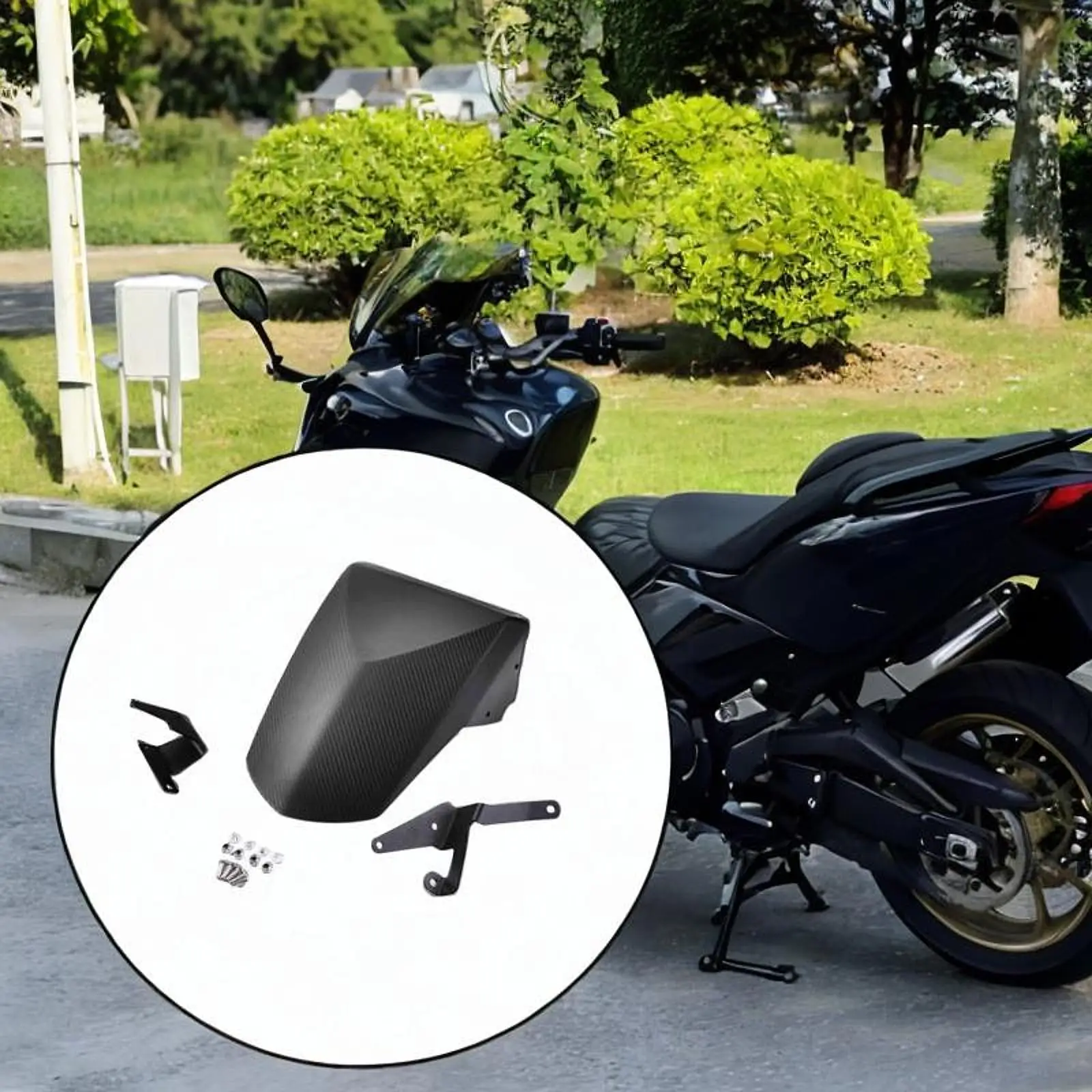 

Motorcycle Rear Fender Mudguard Spare Parts Accessories Replaces Splash Guard Water Shield Dirtboard for Tmax560 2018-23