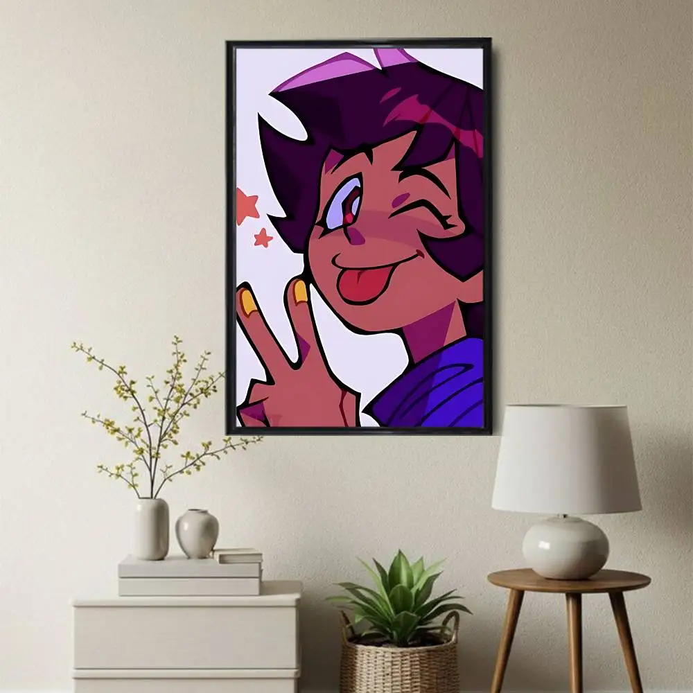 Manga art Amity Blight Luz Noceda Owl House Poster Poster Paper Print Home Living Bedroom Entrance Bar Cafe Painting Decoration