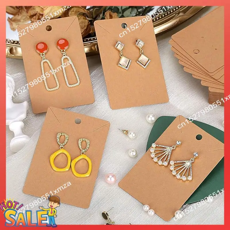 

ABCL 350Pcs Earring Display Cards - 3.5 X 1.96 Inches Sturdy Earring Cards For Earrings Necklace Jewelry Displaying Easy To Use