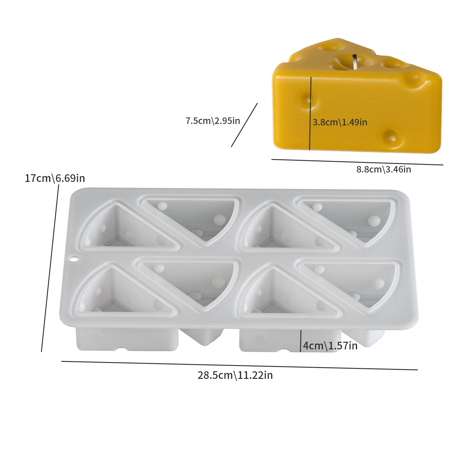 

DIY Cheese Silicone Mold Aromatherapy Ornament Making Mousse Cake Cheesecake Chocolate Ice Cream Handmade Soap Candle