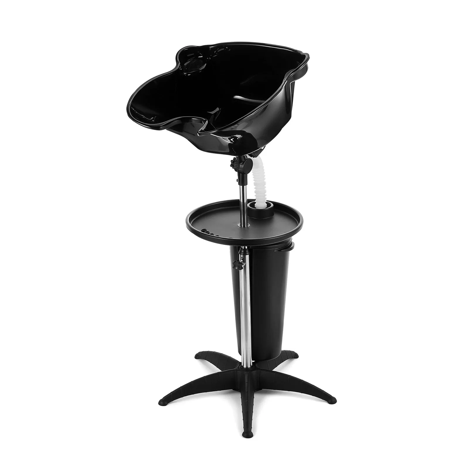 Factory Direct 2026 Convenient Vertical Movable Shampoo Hair Salon Lifting Salon Sitting Flush Basin with Bucket