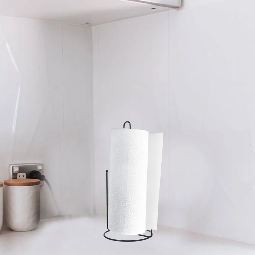 

2 шт., держатели для кухонных бумажных полотенец, вертикальный железный дизайн, вешалка для салфеток, подставка для столешницы, органайзер для рулонов бумаги, вешалка для салфеток
