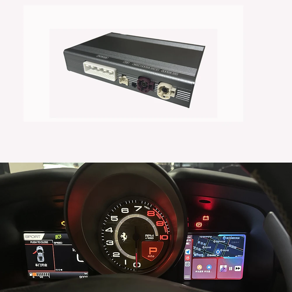 Wireless Carplay Kits For Ferrari F12 F8 488 812 Car DVD Player Mirror Link AirPlay Radio Navigation Android Auto