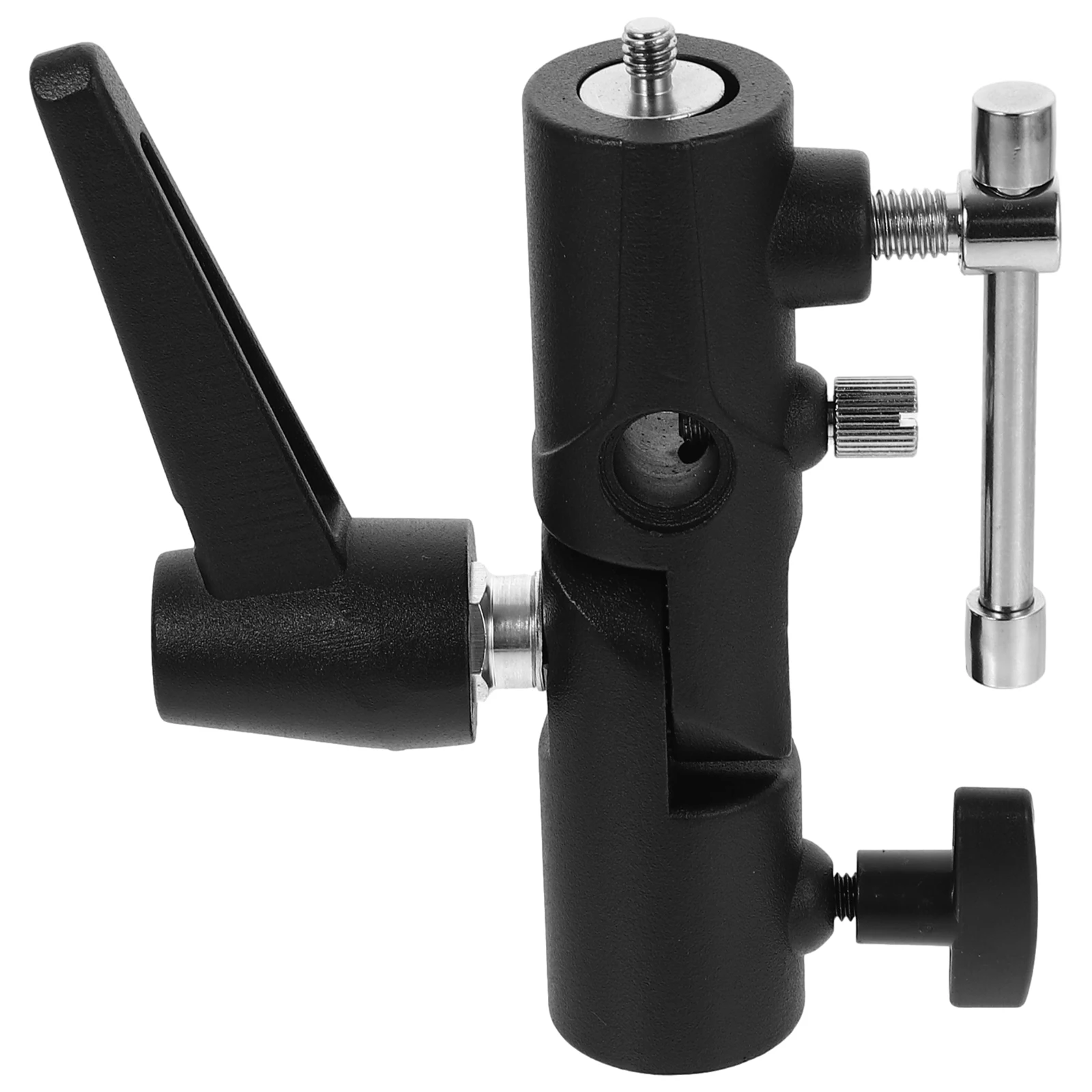 

H-Shaped Flash Bracket Sturdy Aluminum Alloy Flashlight Mount For Umbrella Softbox Swivel Holder Tripod Camera Accessories Light