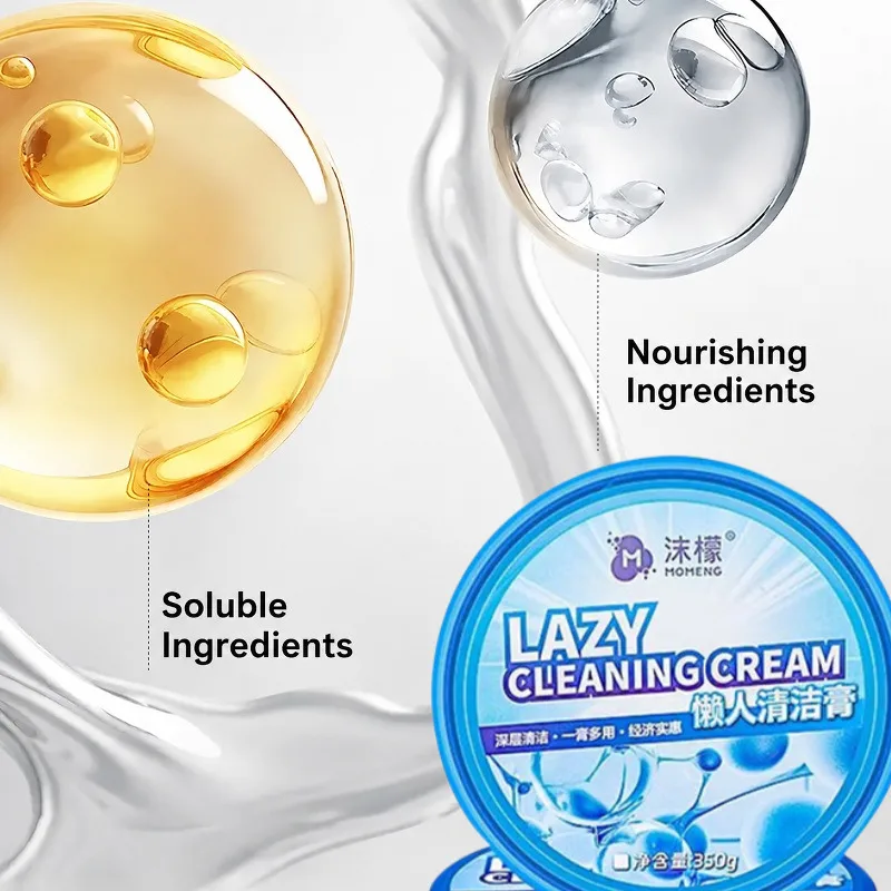 MOMENG Heavy-Duty Cleaning Paste Multi-surface Stain Remover for Faucet Glass Leather Plastic Household Cleaner