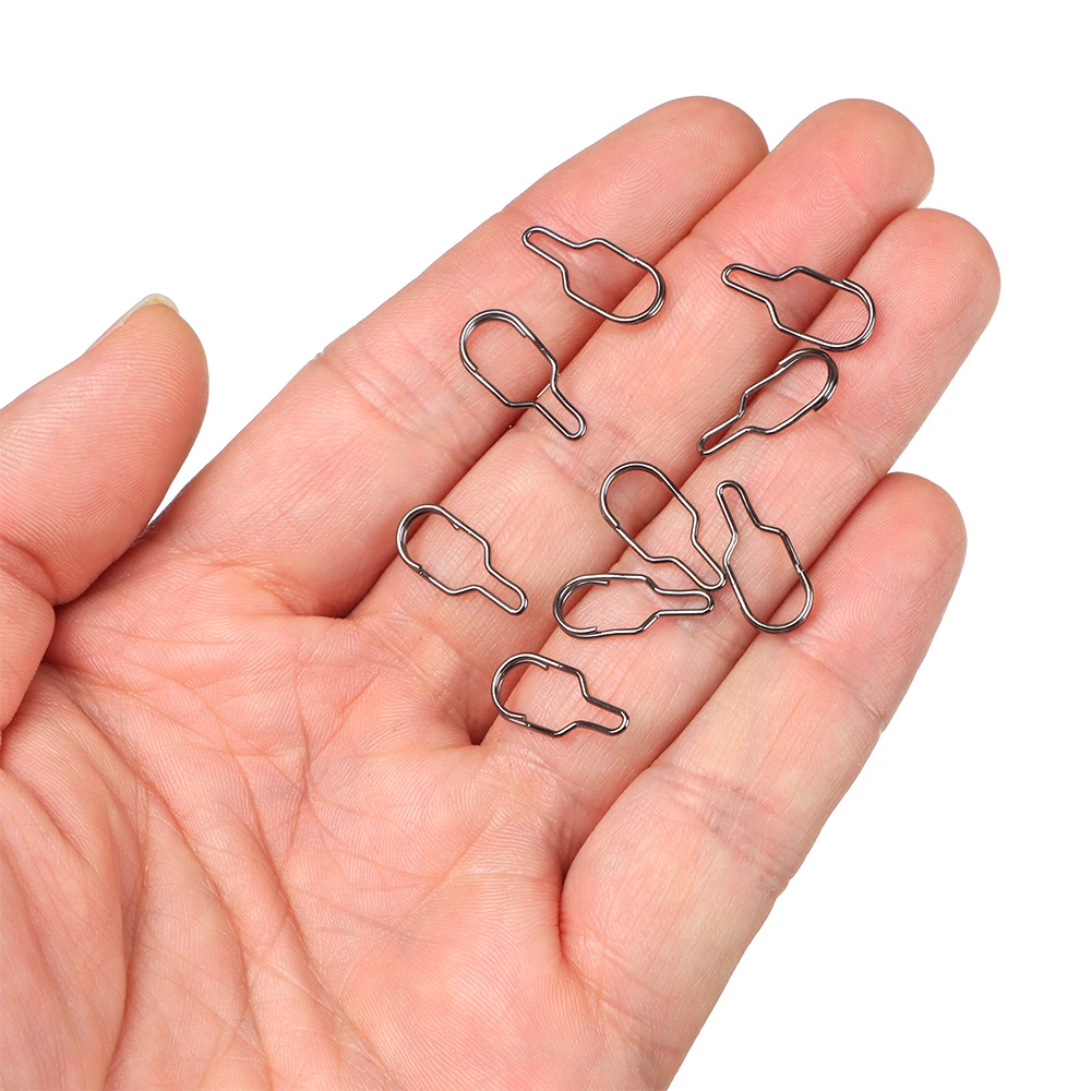 50pcs New Carp Fishing Accessories PVA Bag Link Clip for Carp Hair Rig Tool Carp Coarse Method Feeder Fishing Tackle