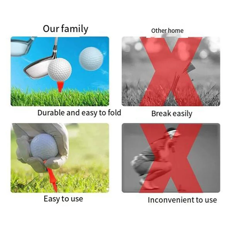 Professional Golf Supplies New Golf Practice Products Golf Accessories Golf Limit Nail Plastic Ball Holder