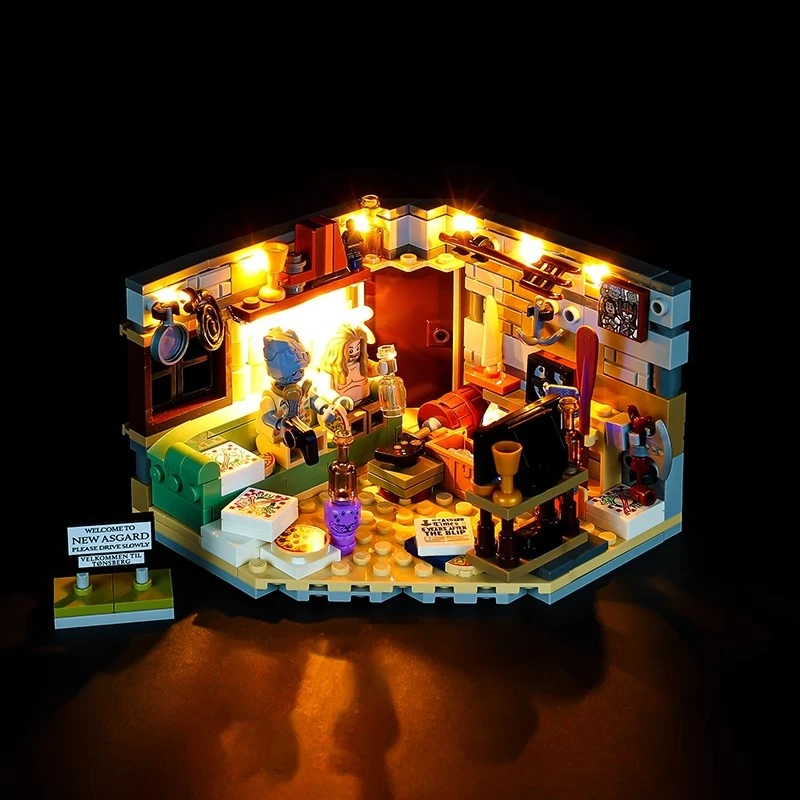 

No Model LED Lighting Set Suitable for LEGO Bro Thors New Asgard 76200(Not Include Building Blocks)