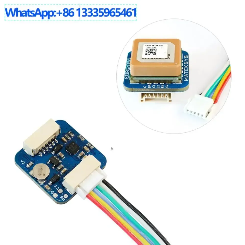 RoRuSMATEK M10Q-5883 GPS Beidou Multi-constellation GNSS Module High Sensitivity Omnidirectional Antenna Signal Stability