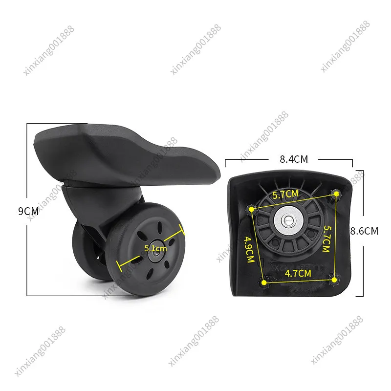 For Samsonite Luggage Replacement Wheels HPW37800 HPW3790B Universal Spinner Wheels Suitcase Caster Accessories