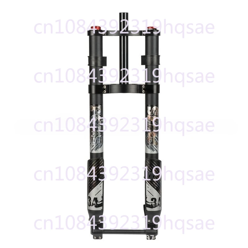 

Mountain Bike Shock Absorber Inverted Fork Front Fork Wide Tire Snow Fork 135 * 15MM Barrel Shaft 20 * 4.0 Tire