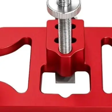 Manual Wood Planer with Ergonomic Red Handle and 15 x 8cm Alloy Body for Controlled Depth Cuts and For Smooth Finishes