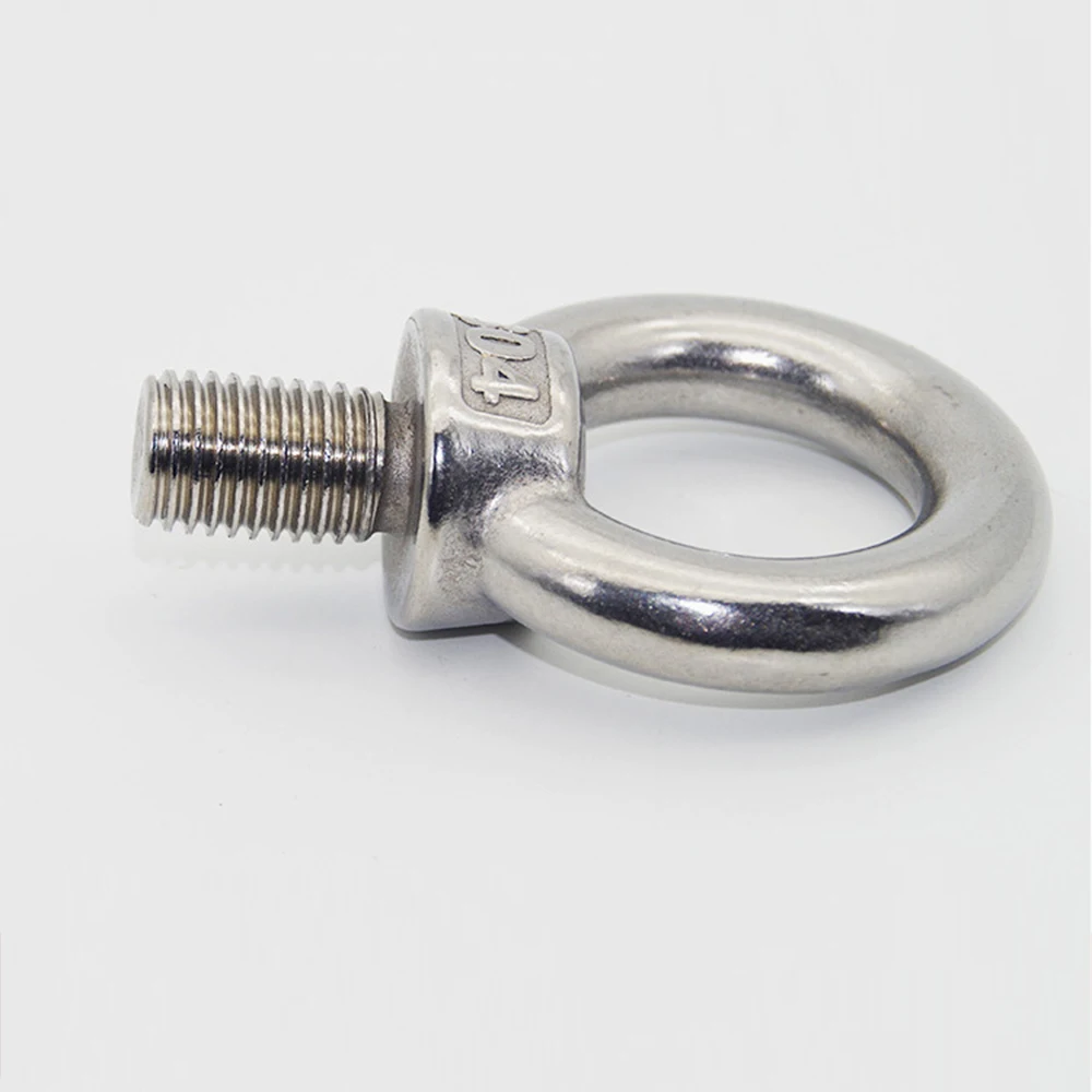 1-5PCS Lifting eye nuts/screw Ring eyebolt Ring hooking nut screws M3 M4 M5 M6 M8 M10 M12 304 Stainless steel