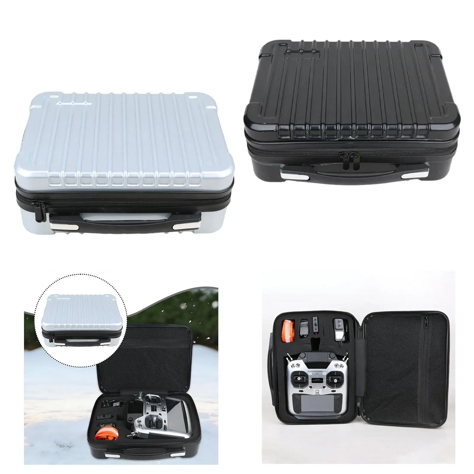 Remote Control Transmit Case Accessories Organized Shockproof Carrying Bag for RC Controller Large Capacity Sturdy Zipper