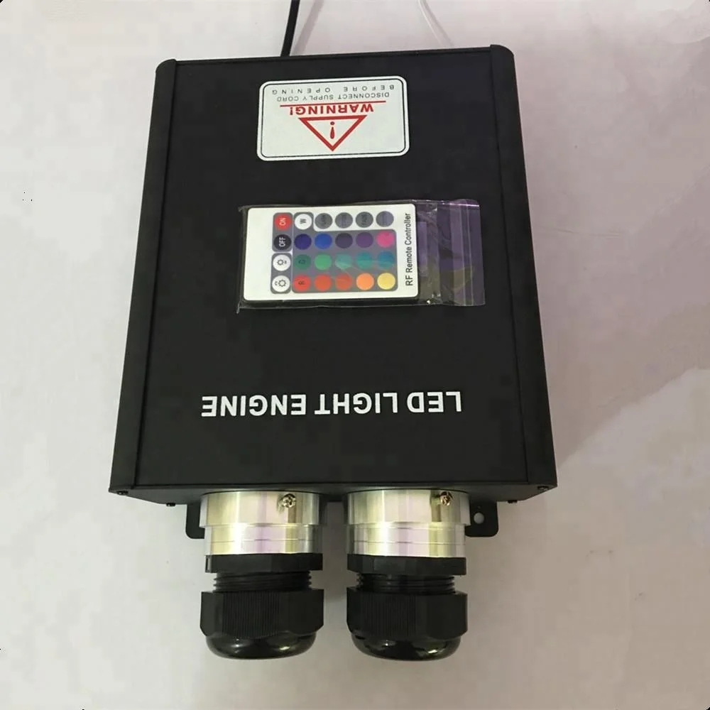 45W Dual‑Head Fiber Optic Light Source, 110V 220V Input Equipped with Remote Control