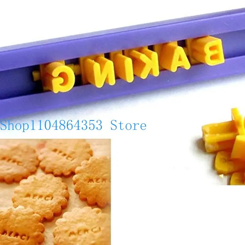 652F Baking Tool Set Number Cookie Stamp Kitchen Craft for Cookie Cake