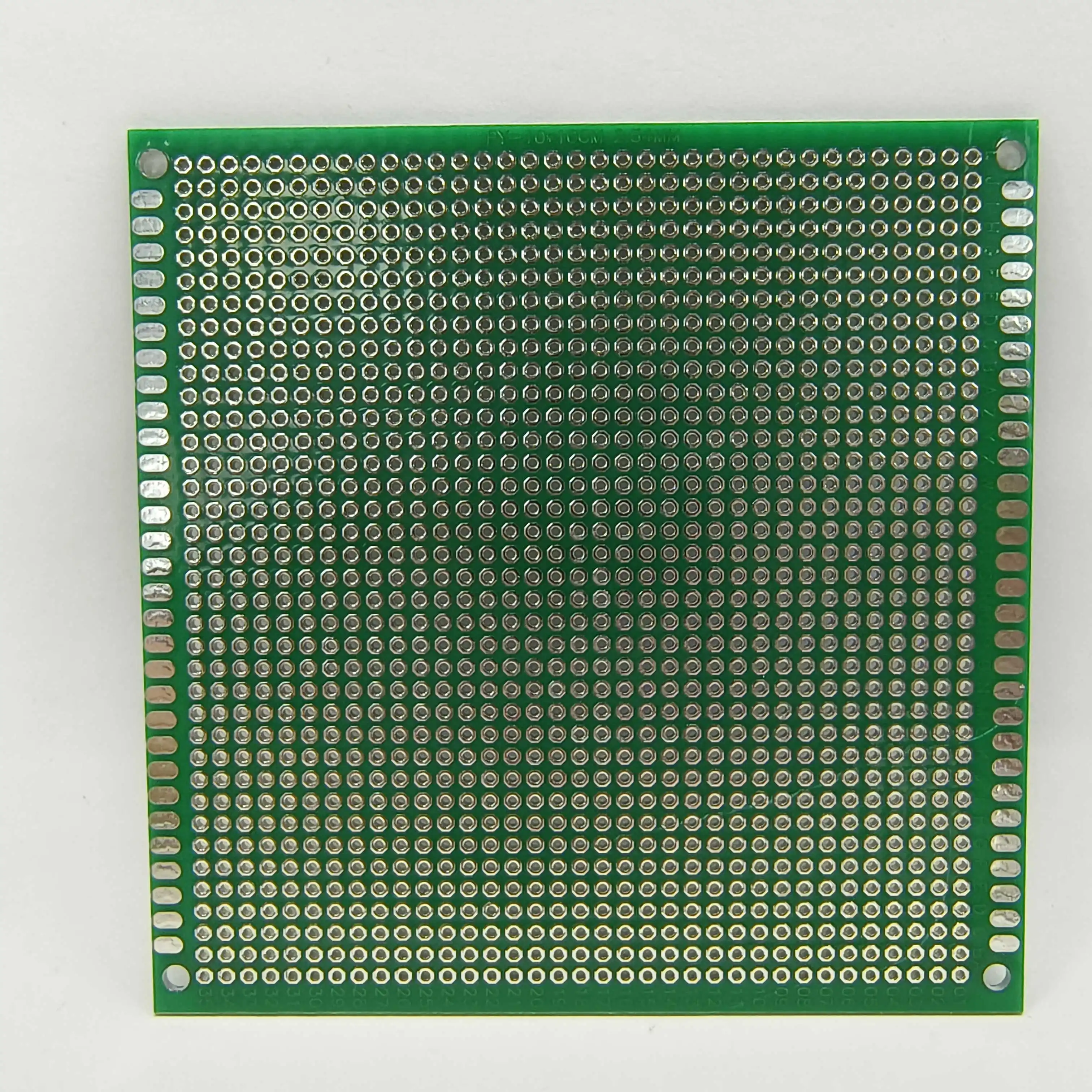 

5 шт./компл. зеленая печатная плата 10x10 см двухсторонняя печатная плата универсальная печатная плата прототип 10x10 см DIY паяльная плата