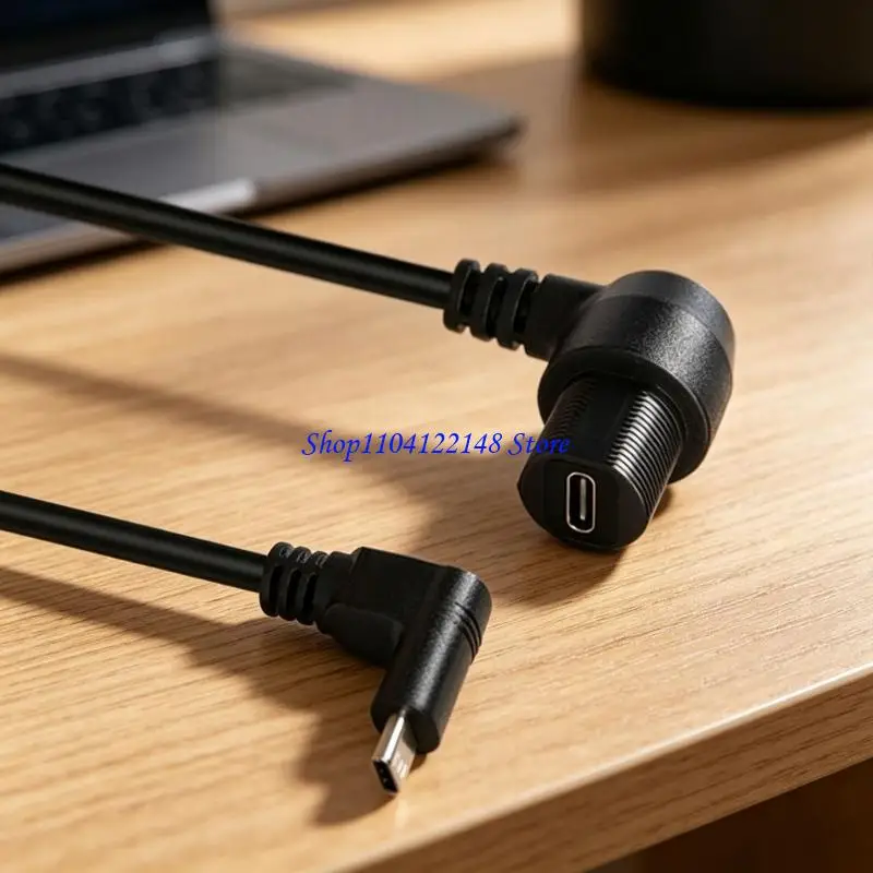 P9FA Flexible Type C Data Cable 30cm Length Supports Fast 10Gbps Transfer And Charging