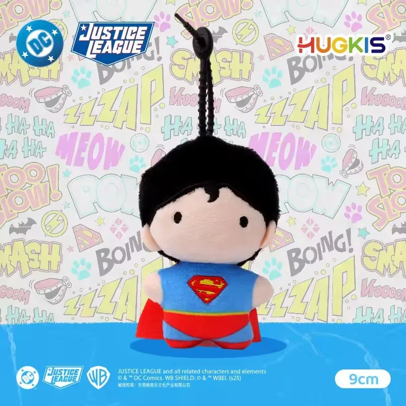 NEW DC Comics Justice League Plush Keychain Superman Batman Joker Harley Quinn Bag Charm Cartoon Hero Plush Doll Holiday gifts - view 3