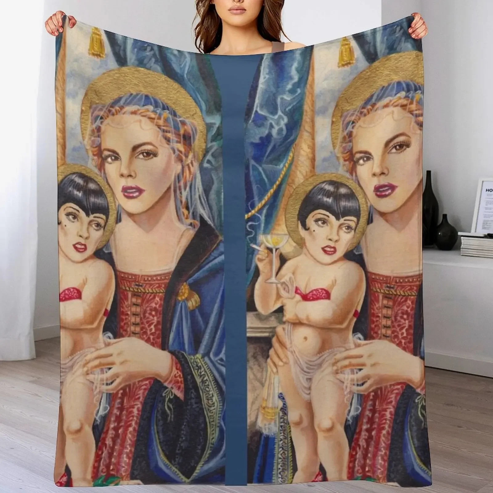 

Judy Judy Liza Throw Blanket Flannel Fleece Soft Warm Throw Blanket