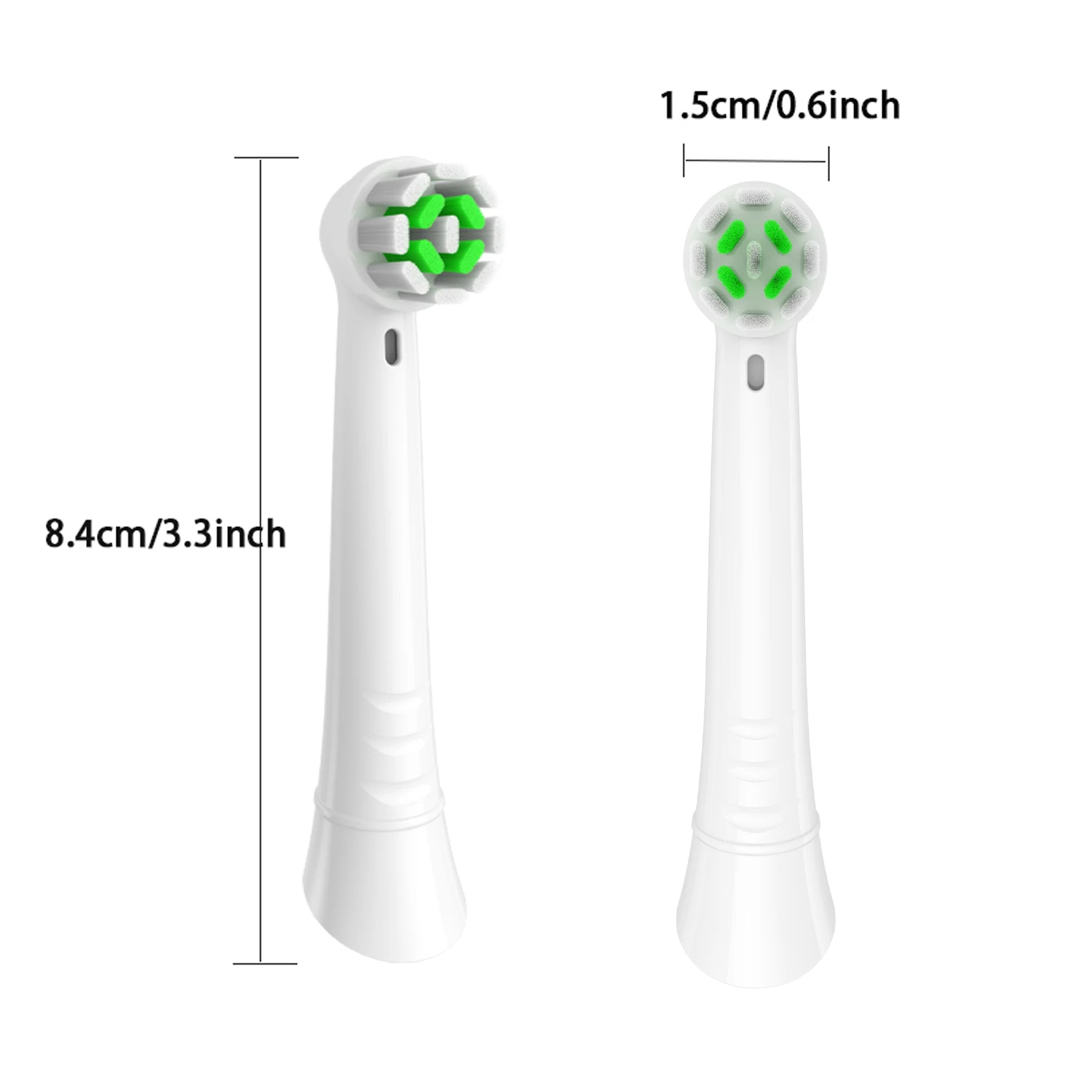 4-16 Pack Replacement Heads Compatible with Oral B IO Toothbrushes, Brush Heads for Oral-B IO 2/3/4/5/6/7/8/9/10/7G Series