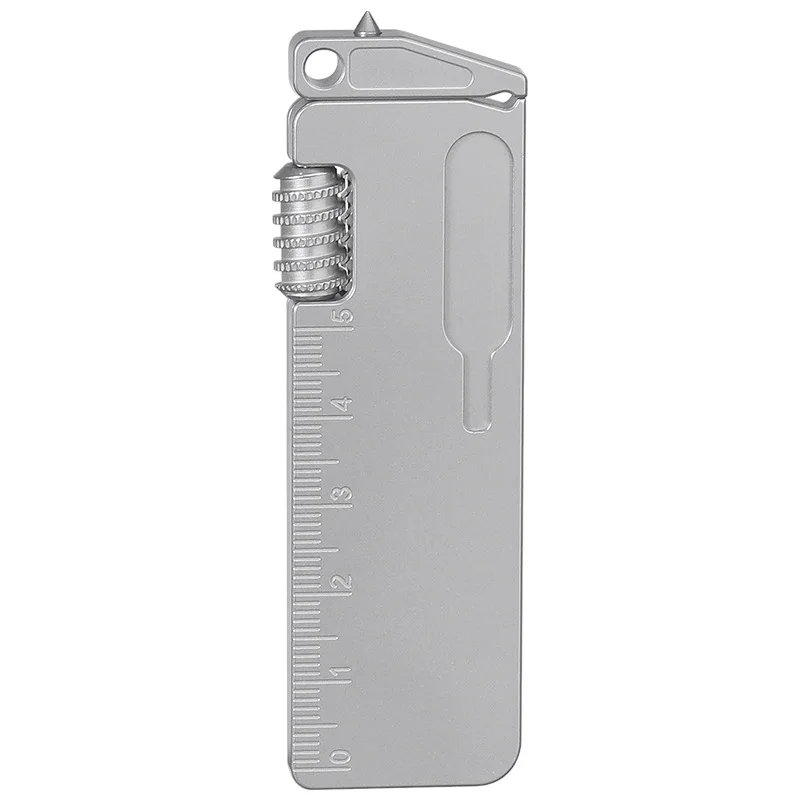 Titanium Multi Tool 10 in 1 Wrench with Bottle Opener Window Breaker Screwdriver Ruler EDC Survival Camping Accessory view 5