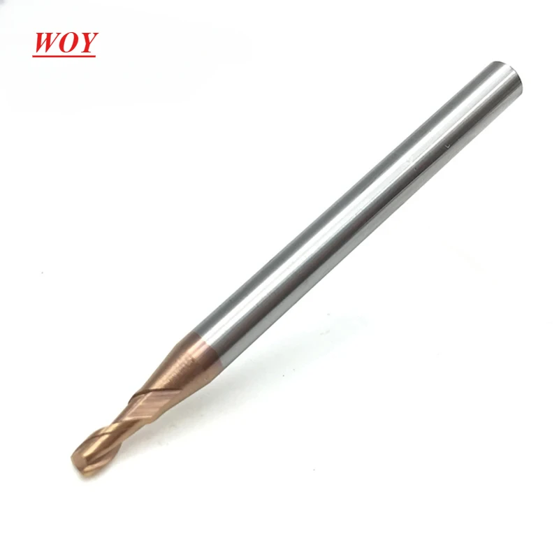 

WOY 2Flutes HRC55 End mill 2.5*4D*50L 1PCS 5PCS 10PCS Tungsten Steel Soild Carbide Endmills cutting tool CNC maching