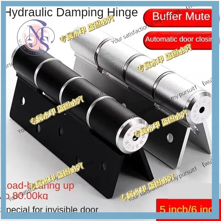 Special door invisible hydraulic hinge buffer self-closing door closer hinge hardware accessories
