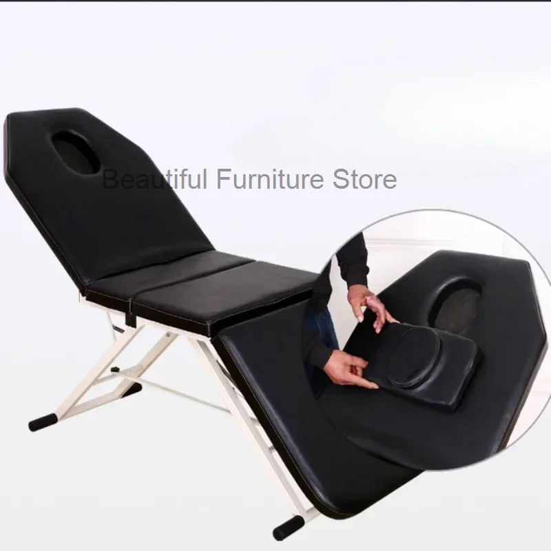 Folding Portable Massage Bed Beauty Spa Examination Physiotherapy Massage Bed Bathroom Camilla Masaje Salon Furniture WZ50MB