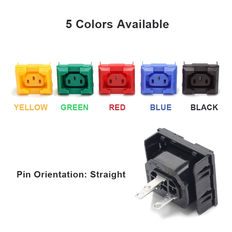 1 Pcs Rode Iec 320 C13 Afsluitbare Pdu Vergaarbak Outlet Sockets Voor Uitbreiding Netsnoeren