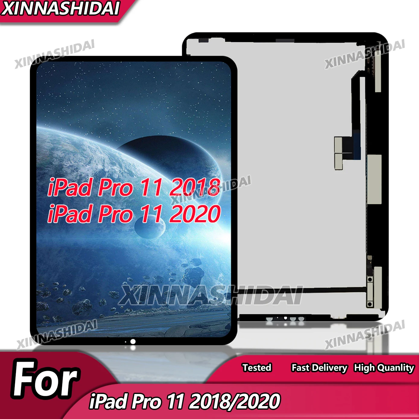 

Для iPad Pro 11 2018/2020 A1980 A1934 A1979 ЖК-дисплей, дигитайзер сенсорного экрана, стеклянная панель в сборе, запасные части