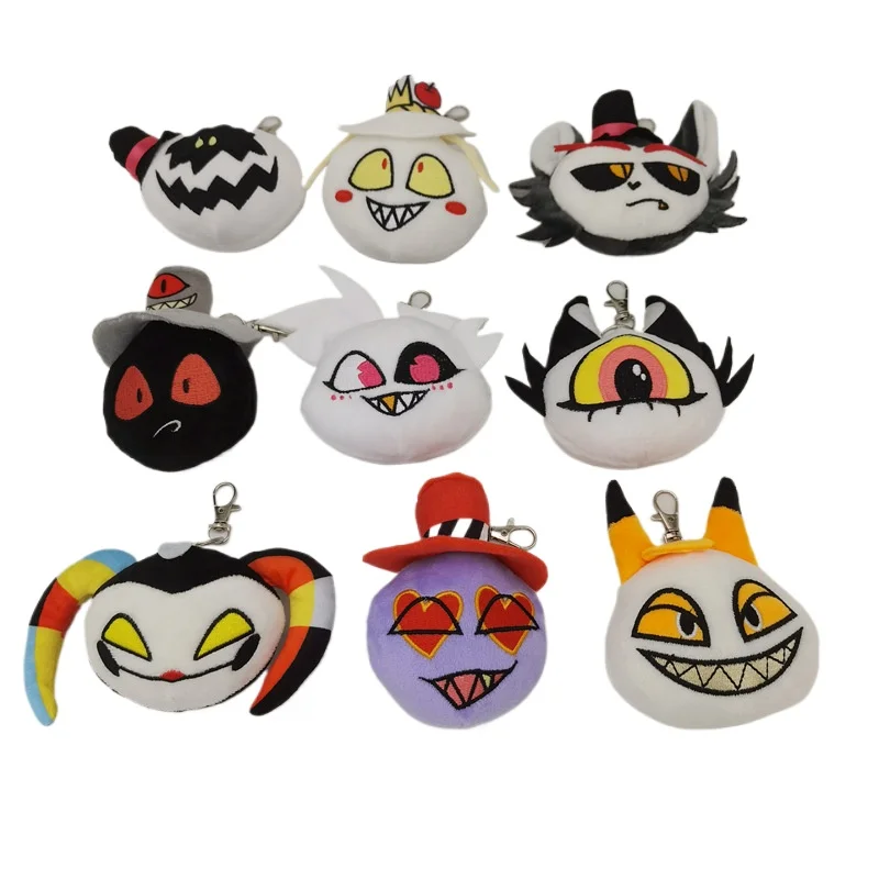 New hazbin hotel hates the boss plush toy.cute bag pendant.creative car key pendant Backpack pendant delicate small gifts