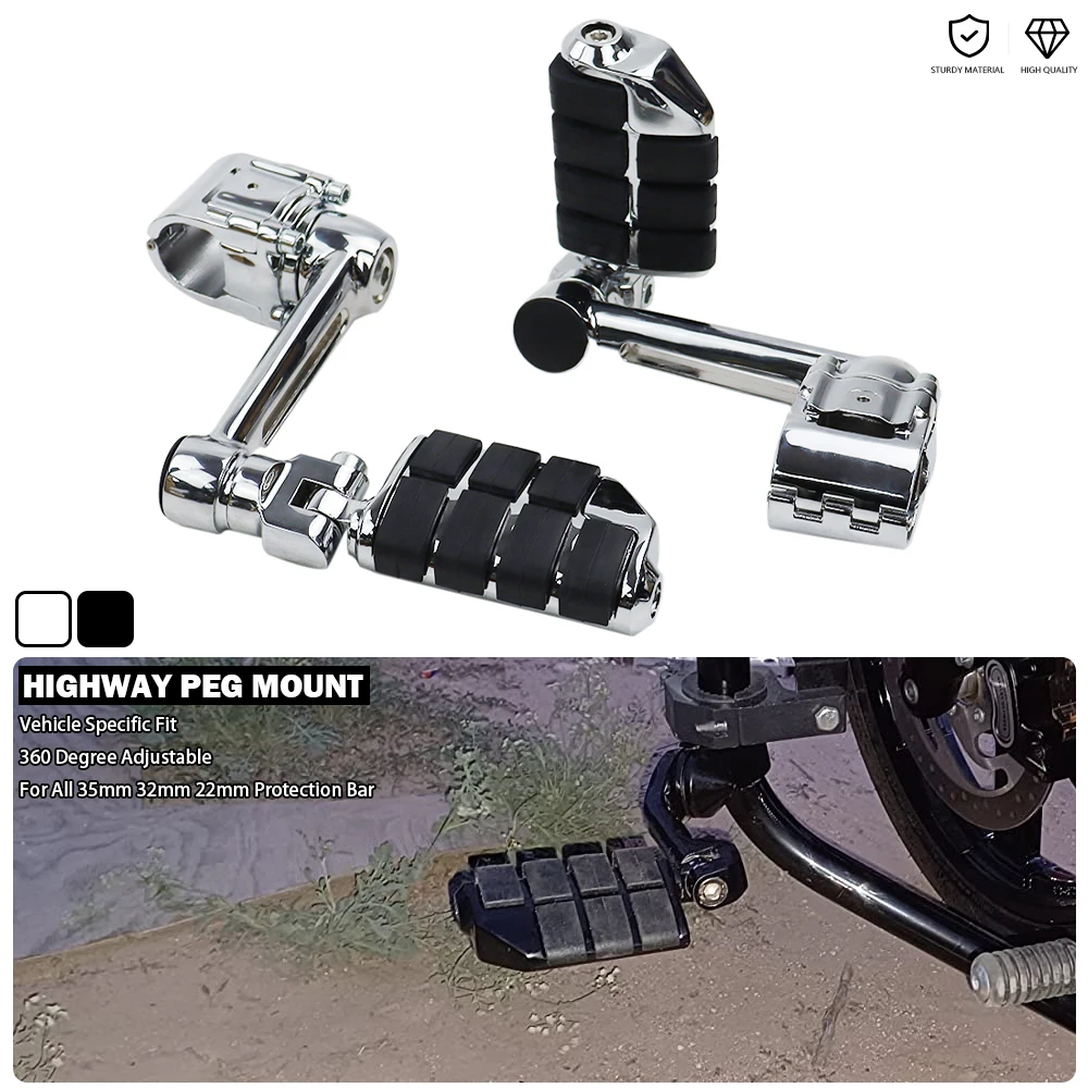 

Adjustable Highway Peg Mount Kit With Extension Arms Fits For Kawasaki Vulcan S 650 EN650 VN650 EN 800 VN 900 VN800 VN900 S650