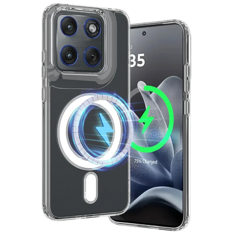 Acrylic Case for Motorola Moto Signature XT2603-2 5G Edge 70 Ultra X70 Air Pro Magnetic for Magsafe Clear Shockproof Phone Cover view 6
