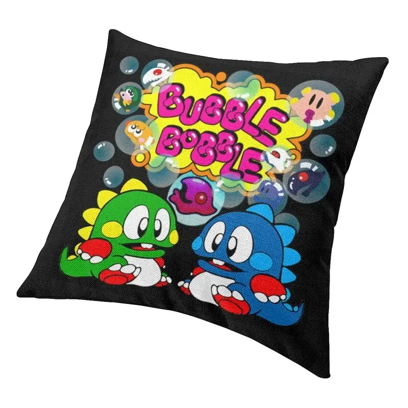 Puzzle Game Bubbles Bobble Cushion Covers Soft Velvet Nordic Throw Pillow Case Home Decoration