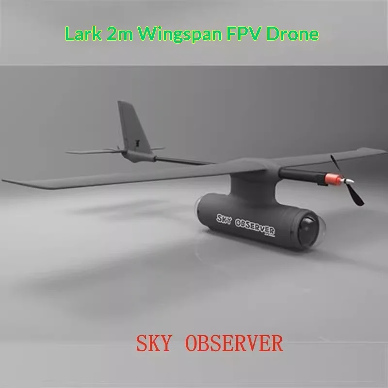 Sky Observer Fpv Carrier Drone Vertical Takeoff And Landing 2000mm Wingspan High Density Epo Carbon Fiber Fixed Wing Rc Aircraft