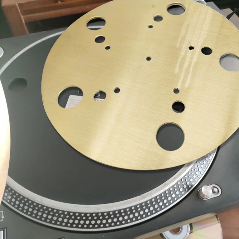 High-Fidelity Pure Brass Turntable Platter Mat Record Player Pad Parts For LP Vinyl Record Player Home Accessories