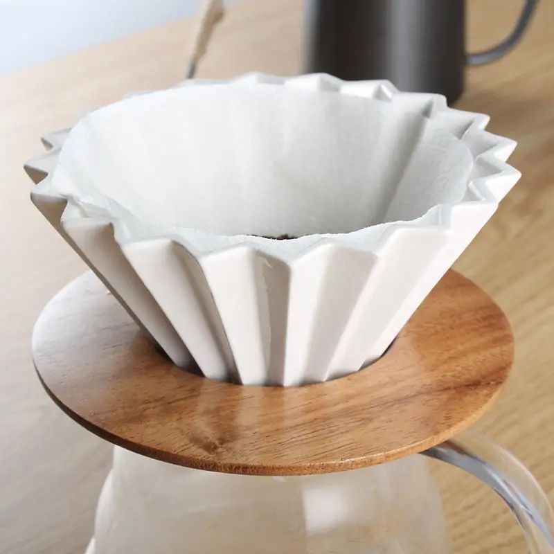 Ceramic Coffee Dripper Holder Drip Coffee Filter Cup Pour Over Drip Coffee Maker Funnel Dripper Camping Coffee Accessories