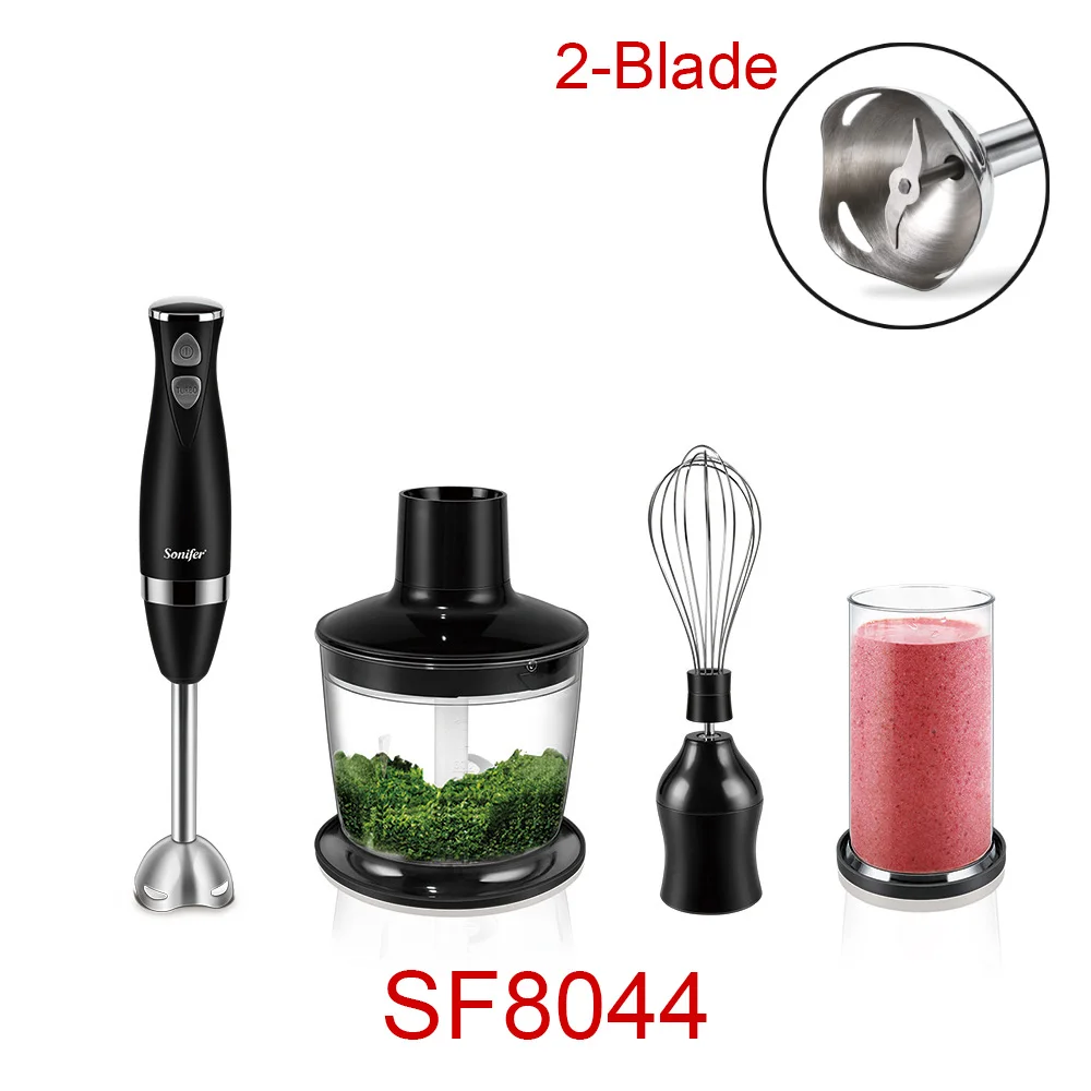 Rvs Staafmixer 3 In 1 Onderdompeling Elektrische Voedsel Mixer Met Kom Keuken Groente Vleesmolen Chopper Garde Sonifer