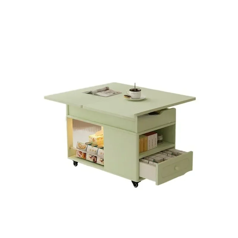 Movable side trolley living room home multi-functional side cabinet