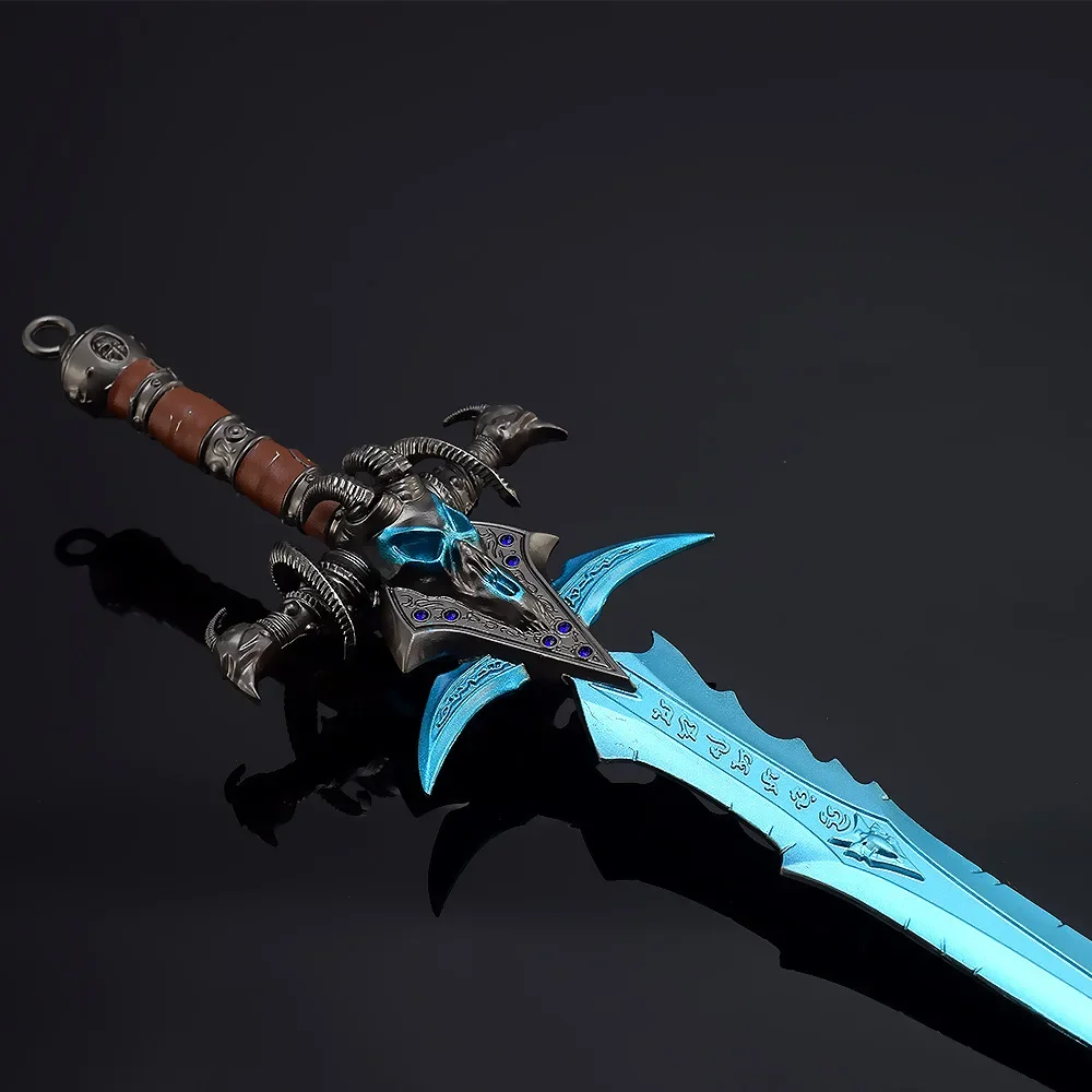 30 ซม.World of Warcraft อาวุธ Frostmourne Nerzhul Lich King เกมโลหะชุดตกแต่ง Katana SAMURAI ดาบคริสต์มาสของขวัญของเล่น