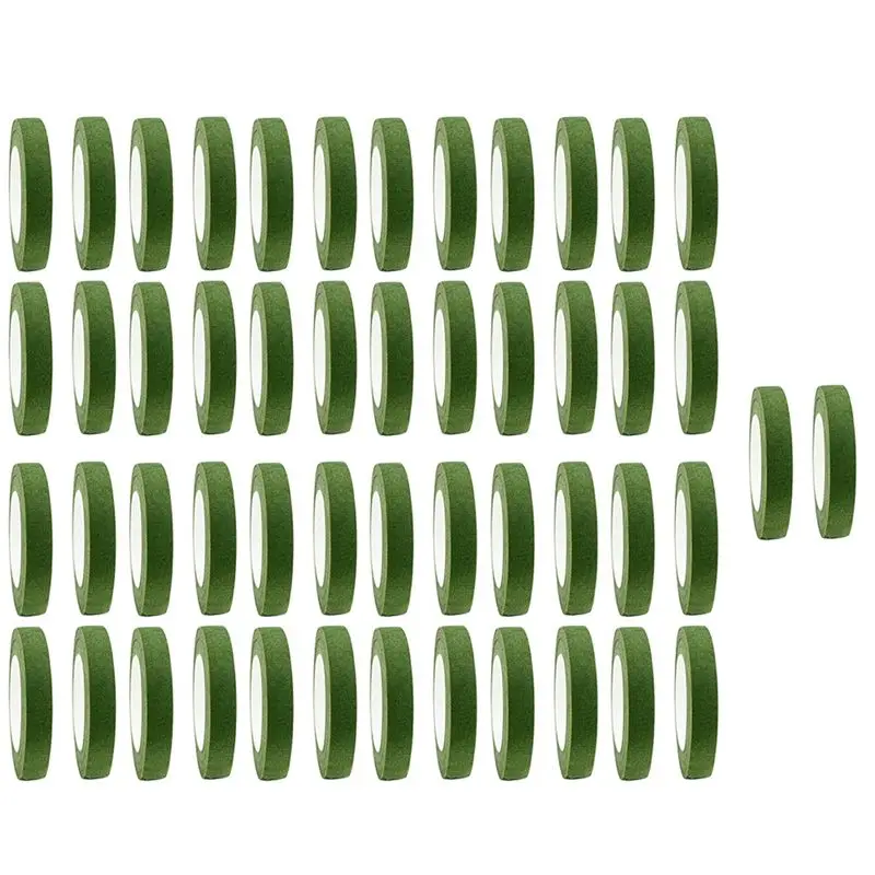 

J1UL1N Flower Tape Self-Adhesive Bouquet Flower Stem Paper Tape Stamen Packaging Flower Shop DIY