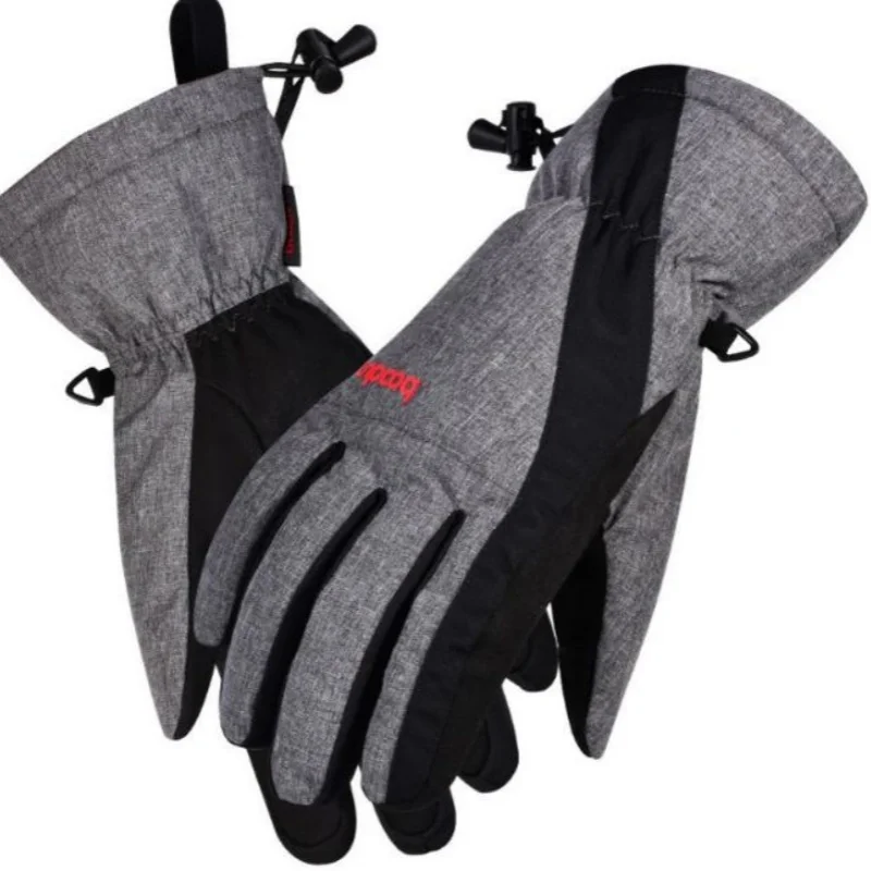 New Boodun Professional Snowboard Ski Gloves Waterproof Men Women Winter Warm Snow -30 degree Skiing Cycling Gloves Touch Phone