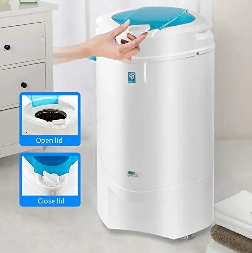 Portable Spin Clothes Dryer for Apartments, RV Travel, with 3200 RPM with High Tech Suspension System - Turqoise