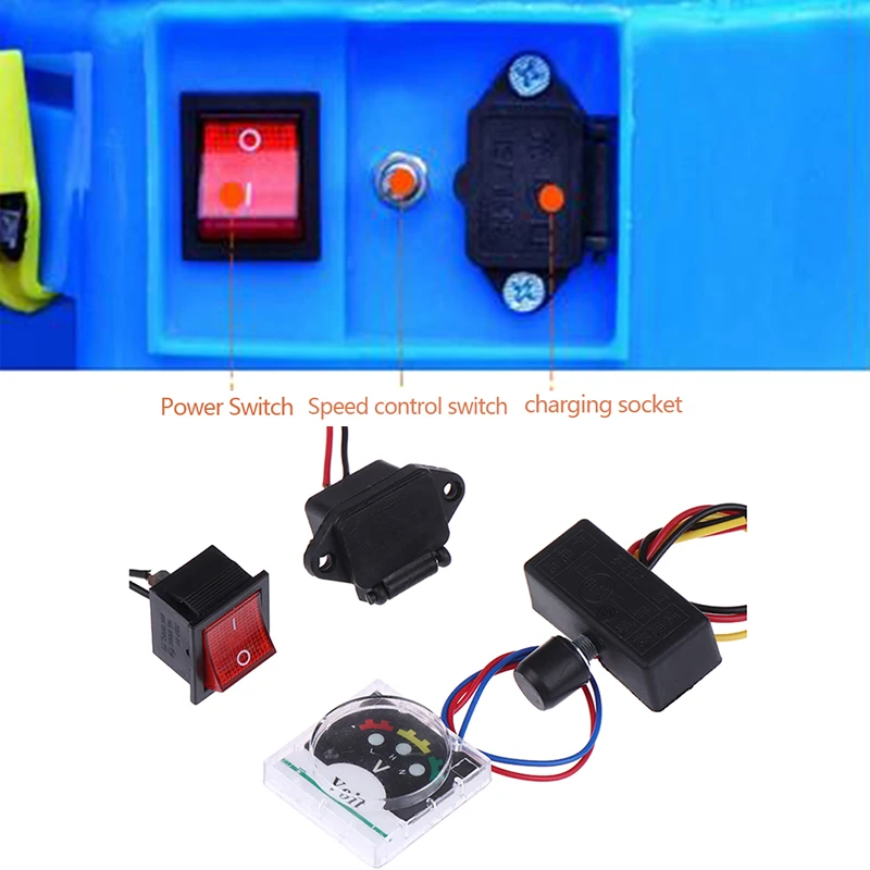 Opryskiwacz elektryczny regulator prędkości 12V regulator położenia przełącznika akcesoria do ładowania opryskiwacz owadobójczy rolniczego